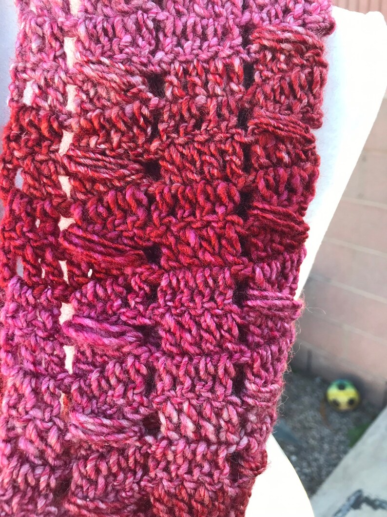 Dark Pink Infinity Scarfs