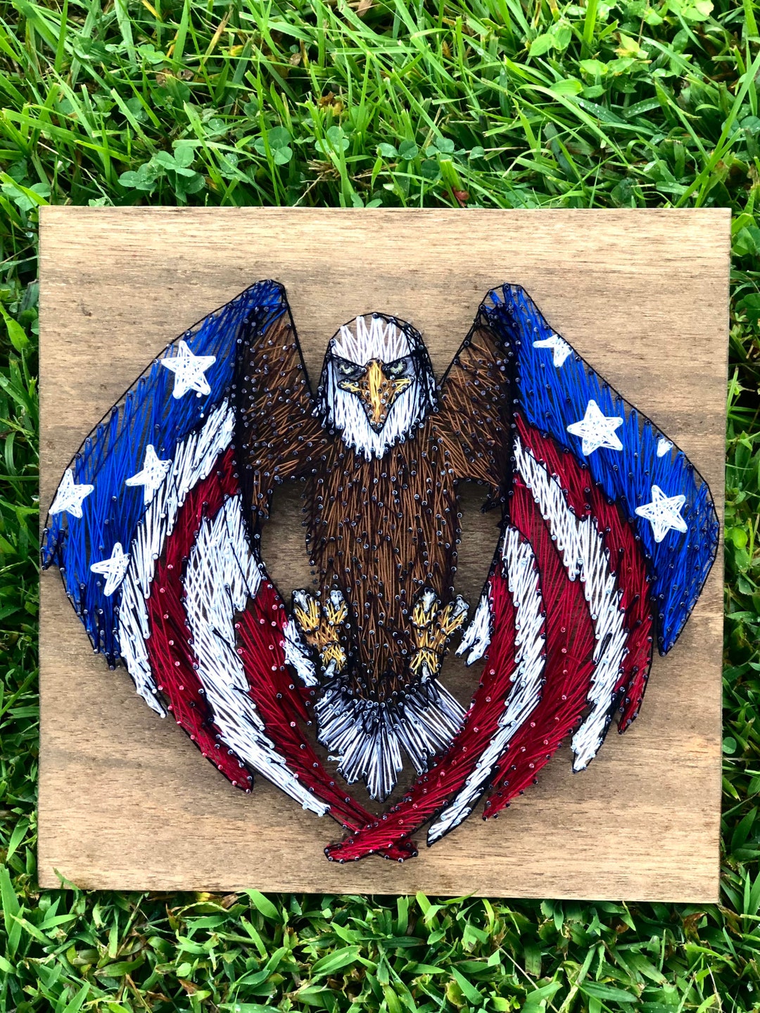 American Eagle String Art Etsy