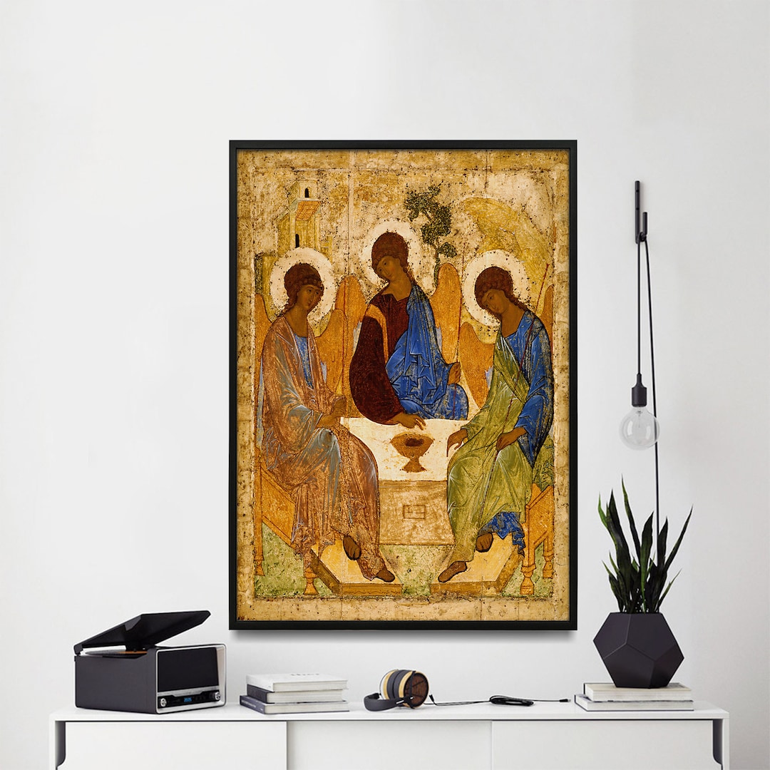 The Holy Trinity by Andrei Rublev High Quality Print Poster - Etsy UK