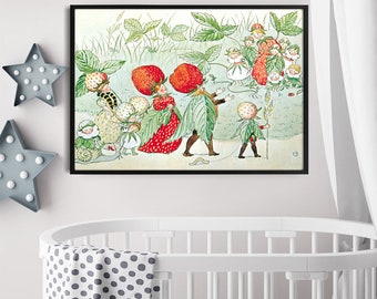 Elsa Beskow Print - Etsy