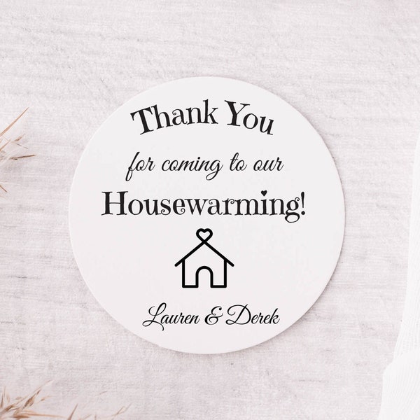 Housewarming Party Favor Stickers, Housewarming Party Favors, New Home Party, New Home Dinner, First Home, Home Sweet Home, Hostess Gift