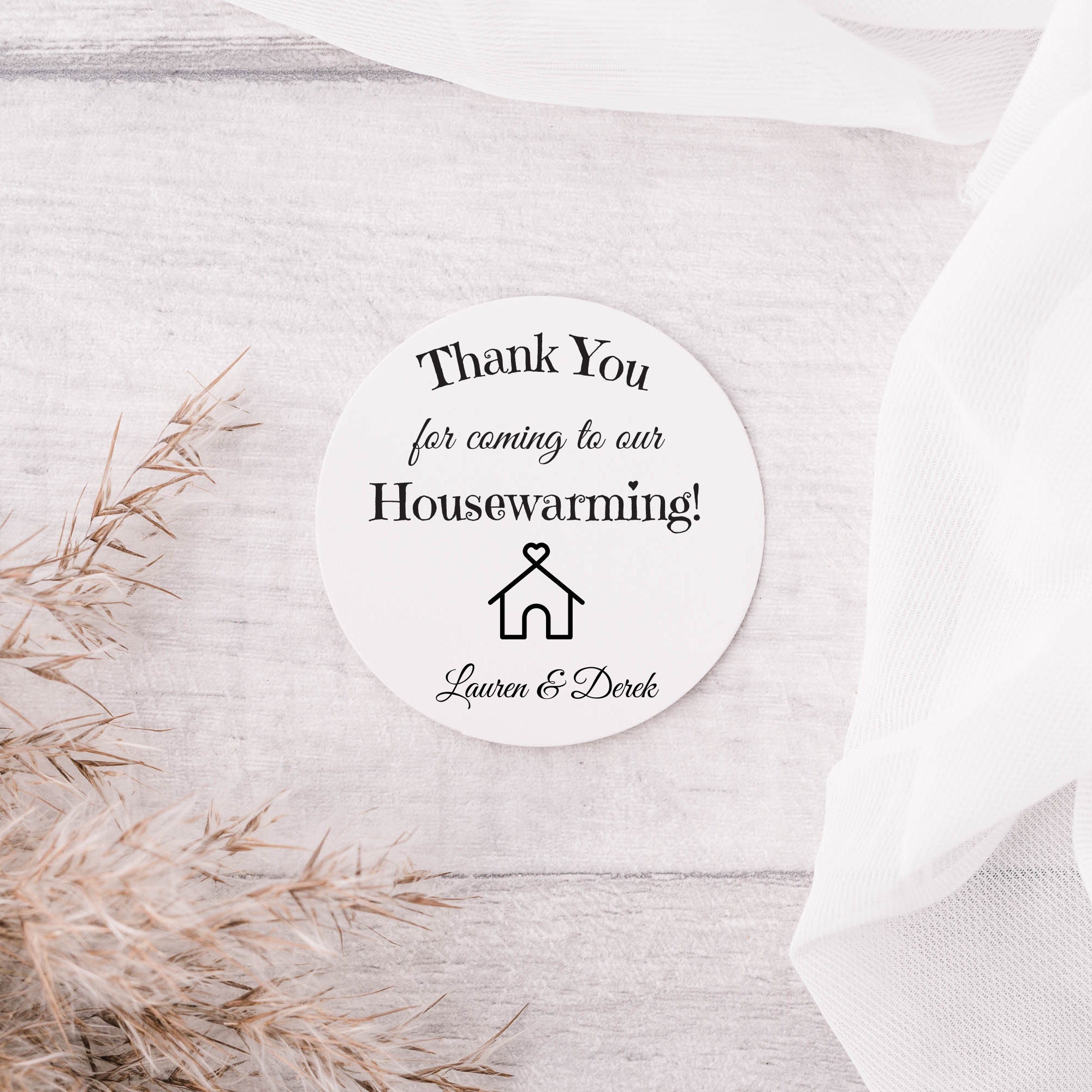 Housewarming Party Favor Stickers, Housewarming Party Favors, New Home Party, New Home Dinner, First Home, Home Sweet Home, Hostess Gift
