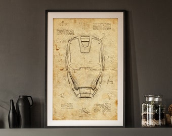 Iron Man Helmet - Da Vinci Style