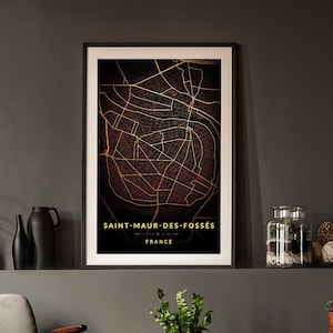 Saint Maur des Fosses - Night City Light Map