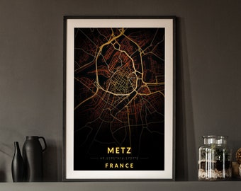 Metz - Night City Light Map