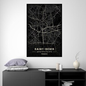 Saint-Denis - City Light Map