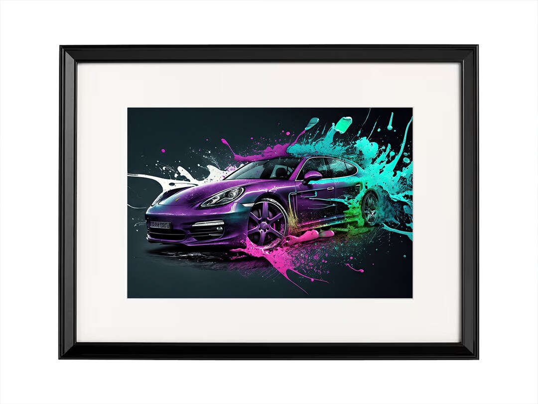 2012 PORSCHE PANAMERA GTS ART PRINT POSTER main image 0