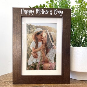 Happy Mother&#39;s Day Picture Frame, Mother&#39;s Day Gift, Picture Frame gift for Mom from Daughter