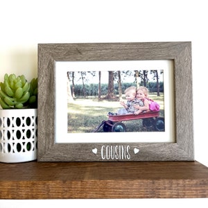 Cousins Picture Frame Gift, Cousin Picture Frame, Picture Frame Gift