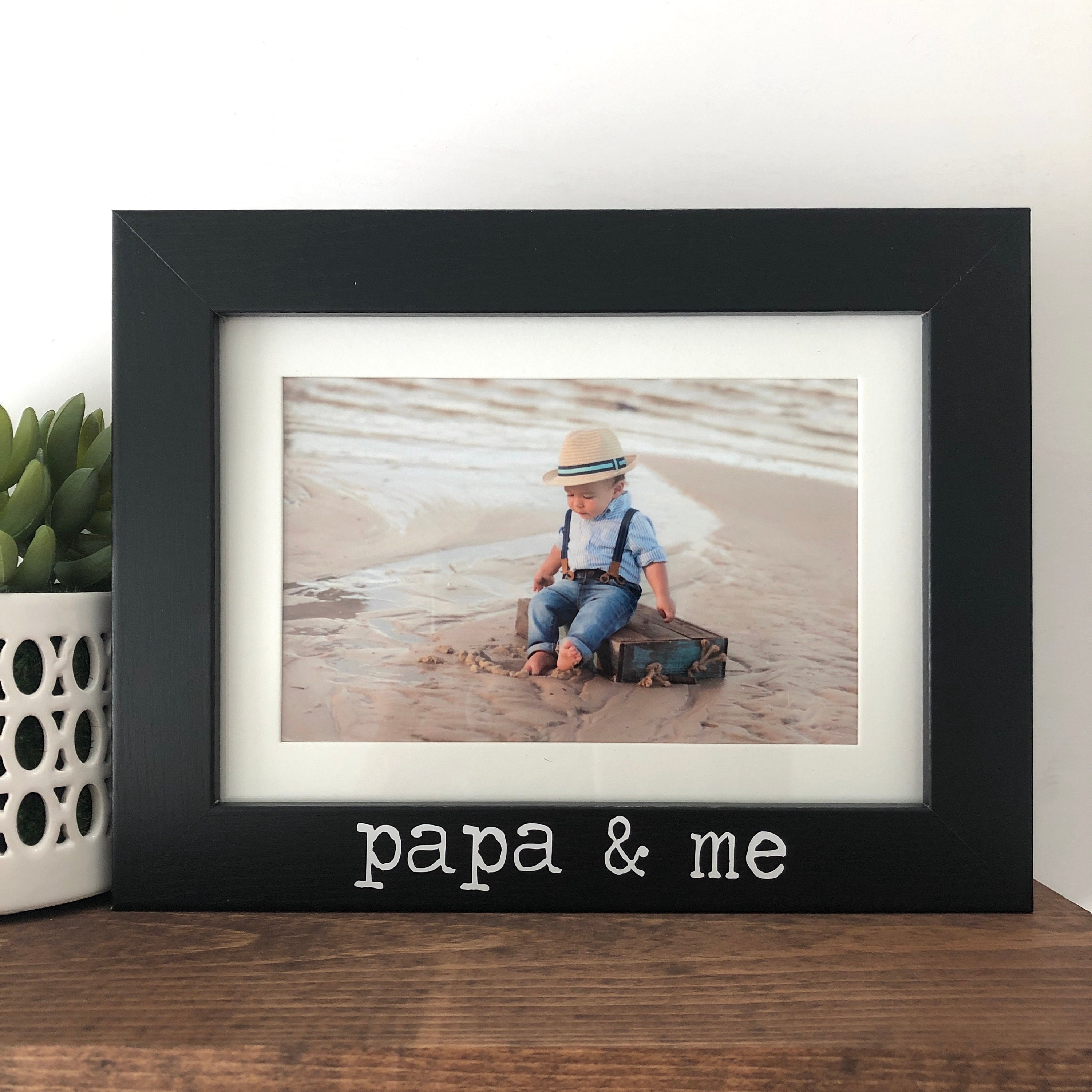 Papa and me Picture Frame Papa Gift Picture Frame Gift to Etsy