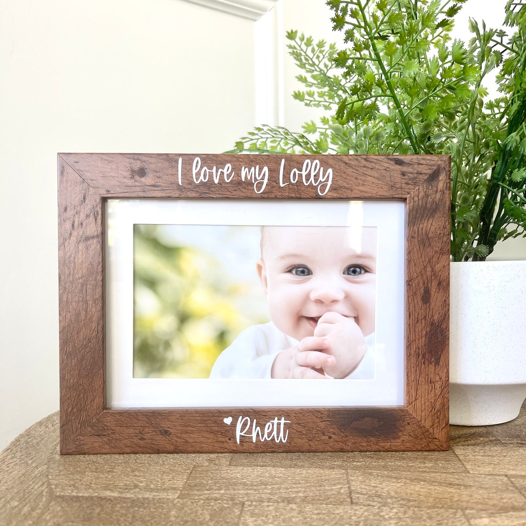 I Love My Lolly Picture Frame Gift, Gift for Lolly, Lolly Gift Ideas