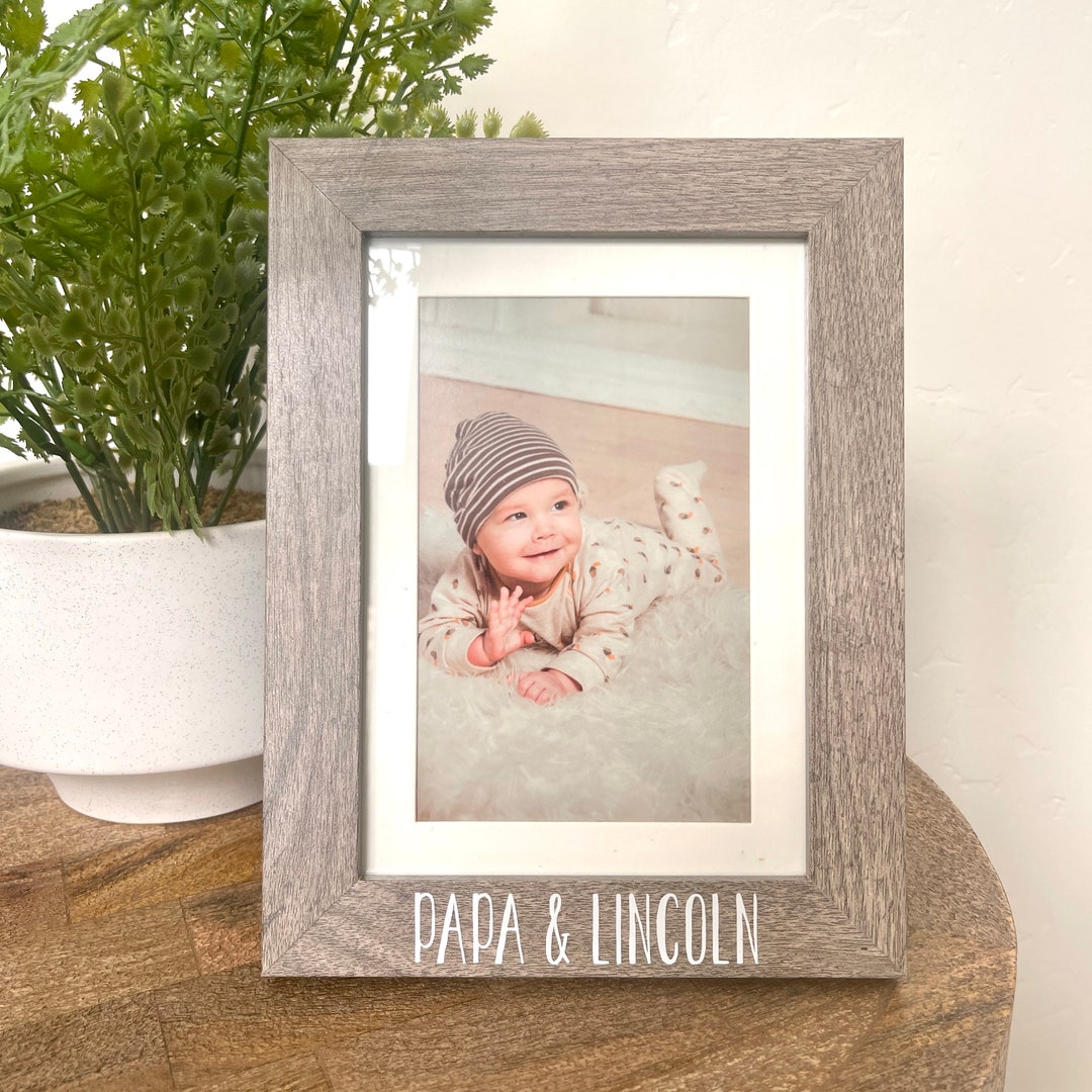 Papa Picture Frame, Papa Gift From Grandson, Picture Frame Gift to Papa, Christmas Gift to Papa