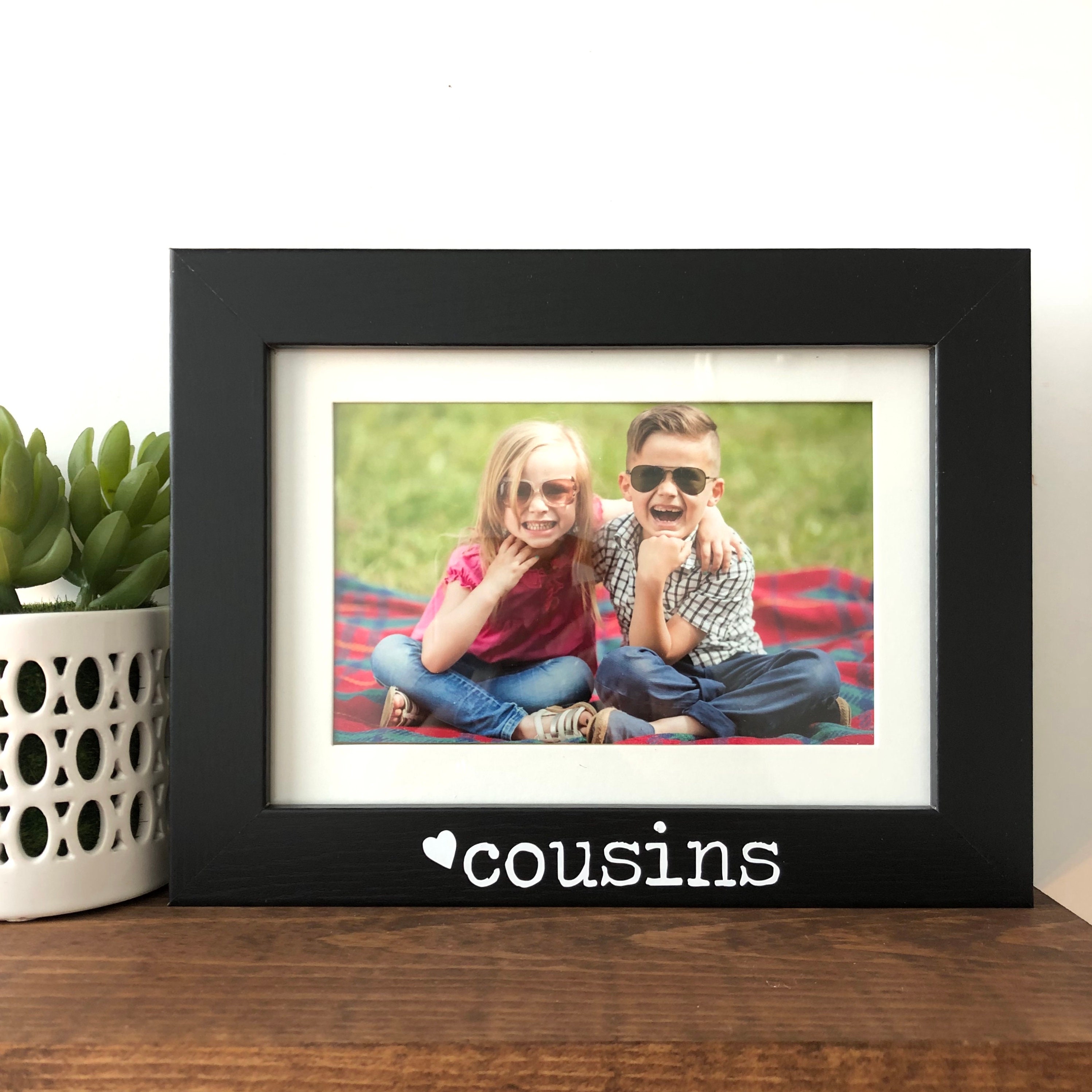 Cousins Picture Frame Gift Cousin Picture Frame Picture Etsy