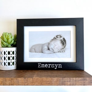 Personalized Name Picture Frame Gift, Personalized Name Picture Frame, Gift to Dad, Nursery Decor, Father&#39;s Day Gift, Mother&#39;s Day Gift