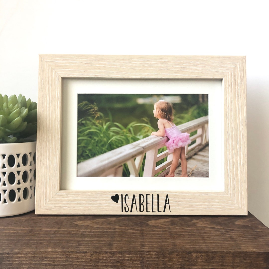 Personalized Name Picture Frame Gift, Custom Name Picture Frame, Father