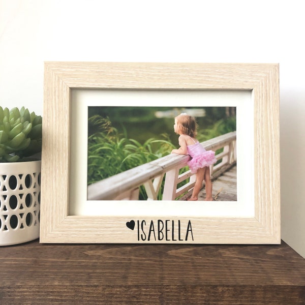 Personalized Name Picture Frame Gift, Custom Name Picture Frame, Father's Day Gift, Mother's Day Gift, Christmas Gift