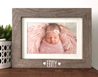 Personalized Name Picture Frame, Personalized Frame, Kid Name Frame, Mother's Day Gift, Room Decor, Nursery Room Decor