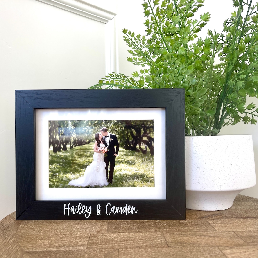 Personalized Couple Picture Frame, Picture Frame Gift for Her, Gift for