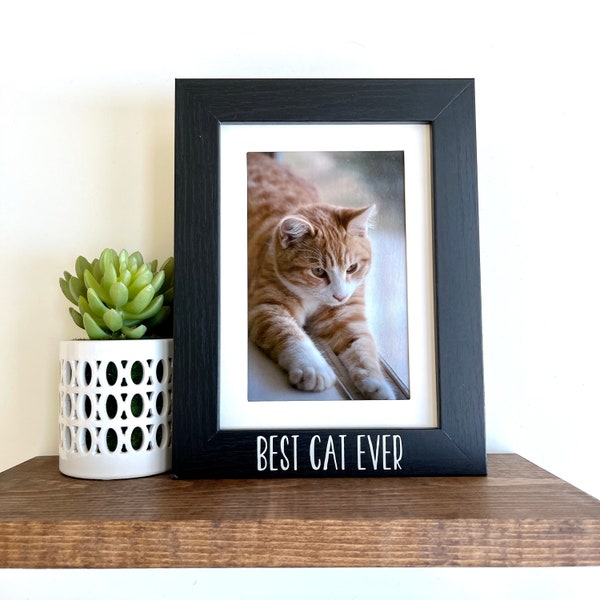 Best Cat Ever Picture Frame, Cat Picture Frame, Cat Gift