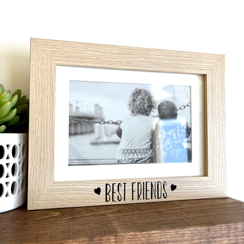 Best Friends Picture Frame Friends Photo Frame Best Friend Etsy