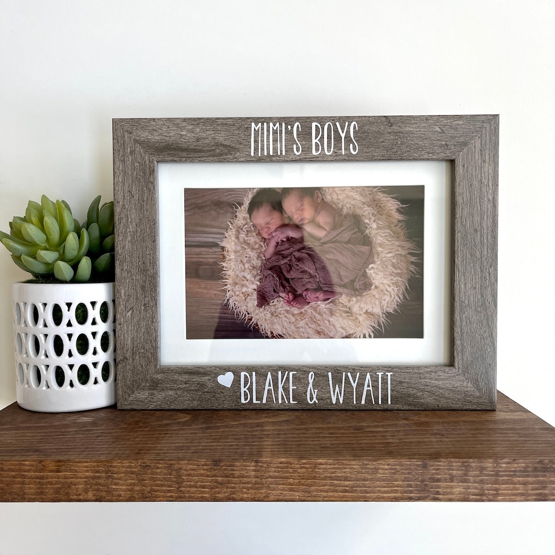 Mimi's Boys Picture Frame, Mimi Gift, Gift for Mimi, Mother's Day Gift, Picture Frame Gift Etsy