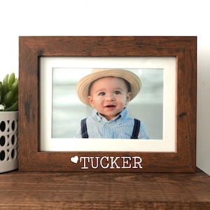 Personalized Name Picture Frame Gift, Personalized Name Picture Frame, Gift to Dad, Father&#39;s Day Gift, Mother&#39;s Day Gift, Christmas Gift
