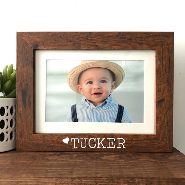 Personalized Name Picture Frame Gift, Personalized Name Picture Frame, Gift to Dad, Father's Day Gift, Mother's Day Gift, Christmas Gift