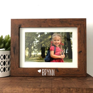 Personalized Name Picture Frame, Personalized Frame, Kid Name Frame, Father&#39;s Day Gift, Mother&#39;s Day Gift, Room Decor, Nursery Room Decor