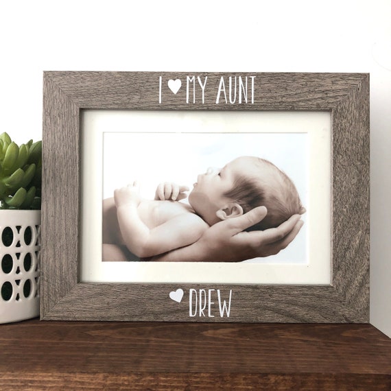Personalized aunt store picture frame