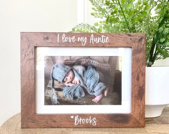 I love my Auntie Picture Frame Gift, Gift for Auntie, Auntie Gift Ideas, Mother's Day Gift Ideas for Aunt