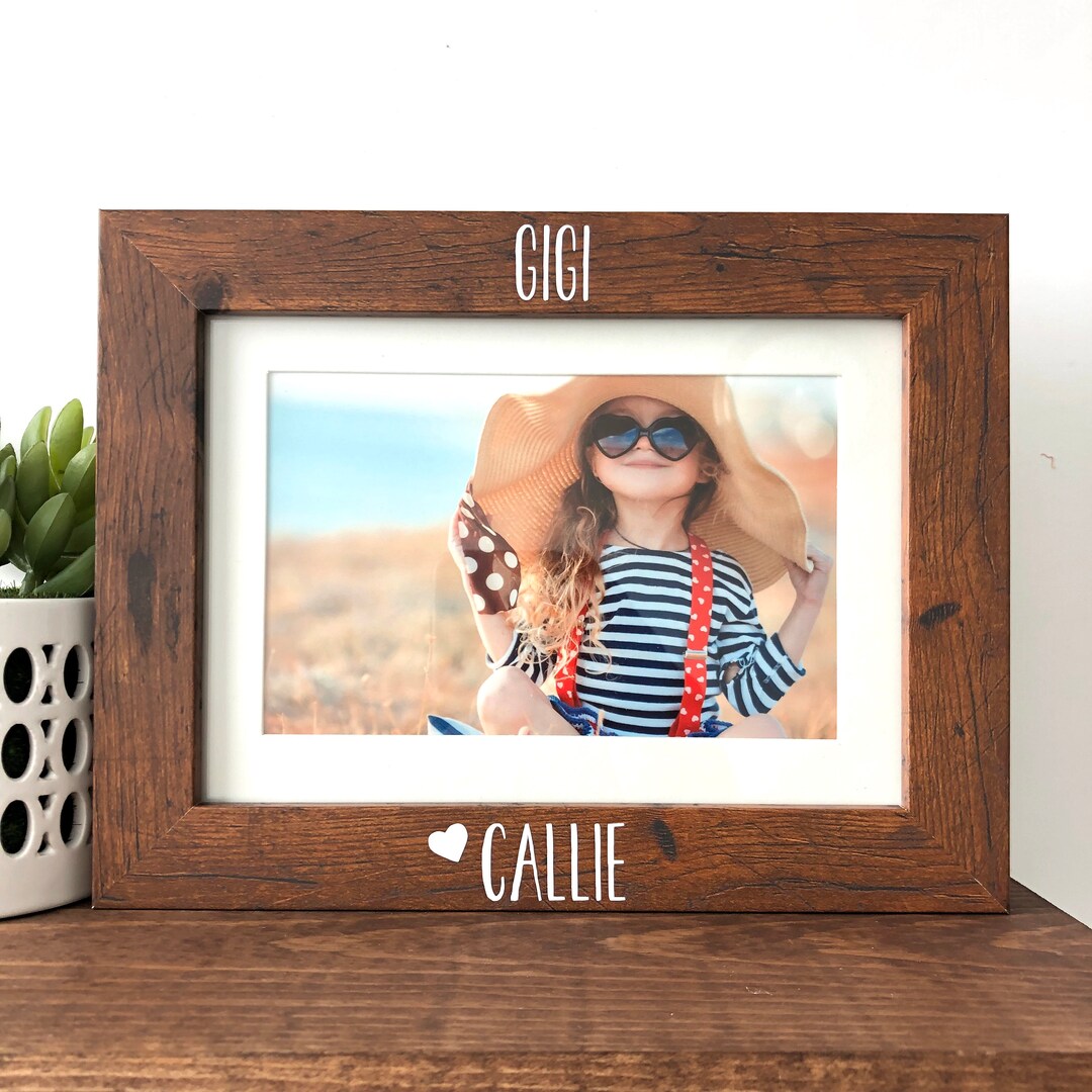 Gigi Picture Frame Gift, Personalized From Grandson, From Granddaughter