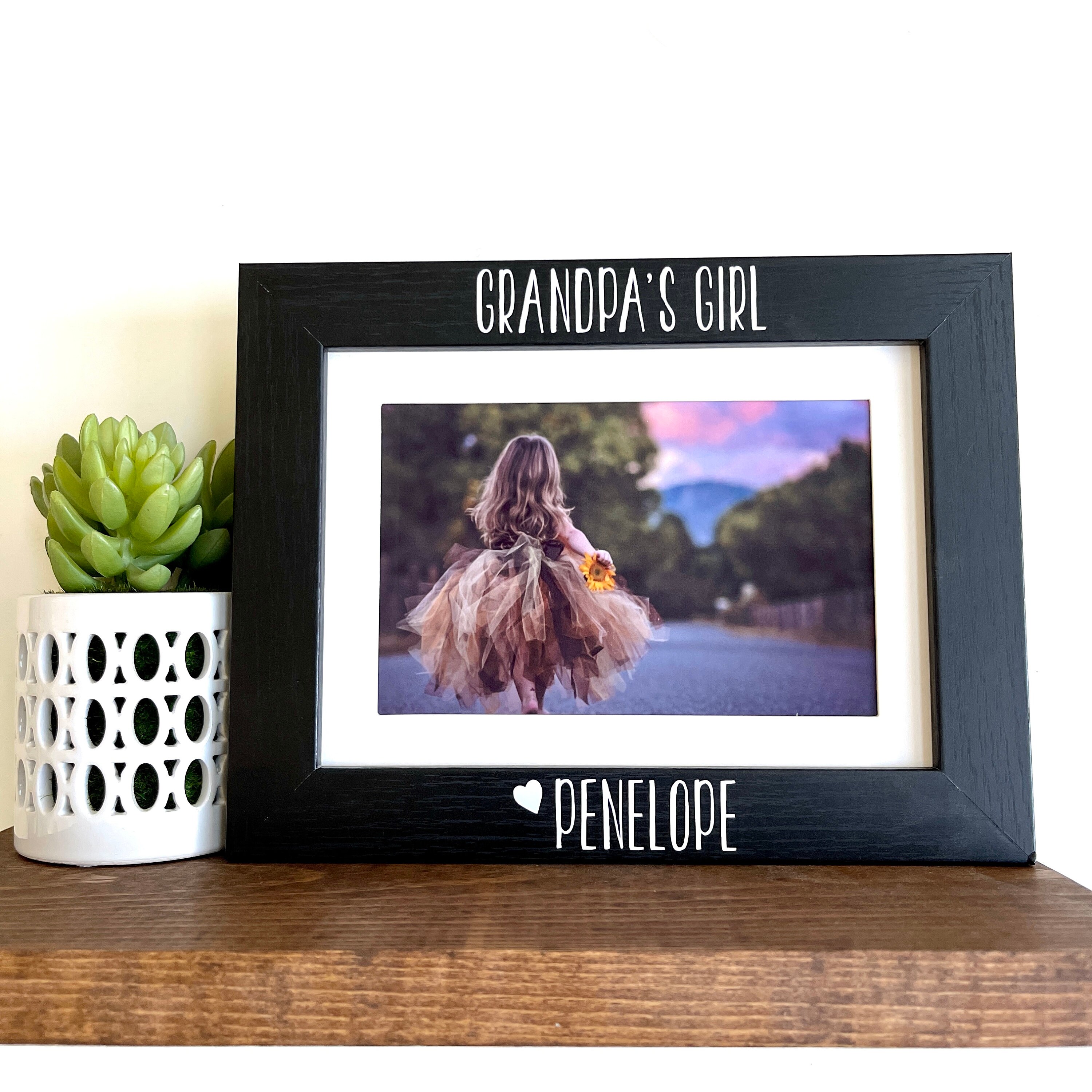 Grandpa's girl cheap picture frame