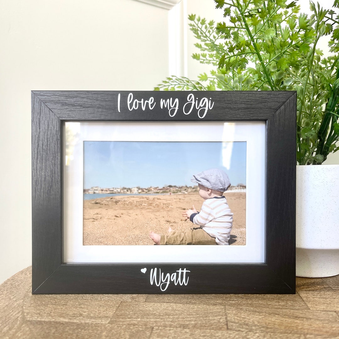 I Love My Gigi Picture Frame Gift, Gift for Gigi, Gigi Gift Ideas
