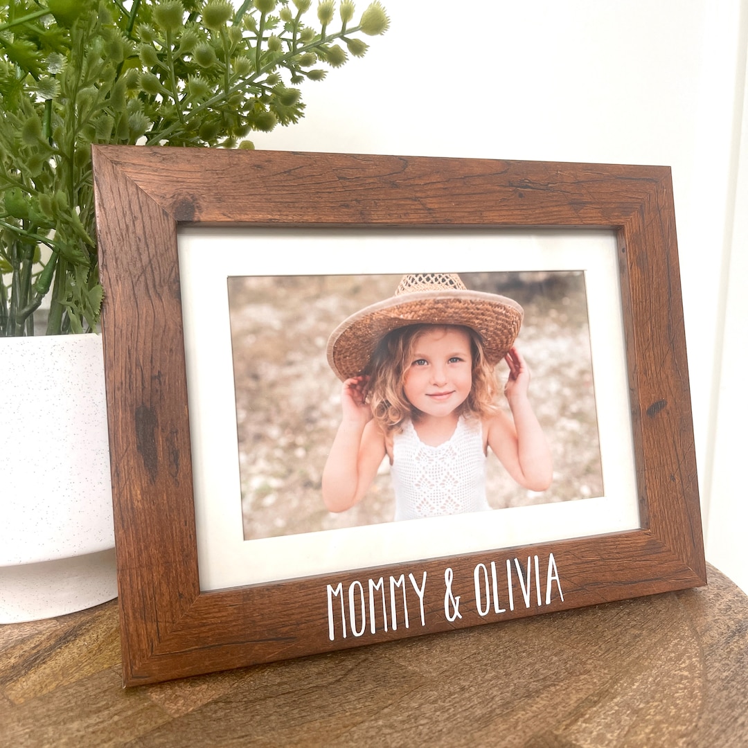 Mommy and Me Picture Frame, Personalized Gift for Mom, From Daughter