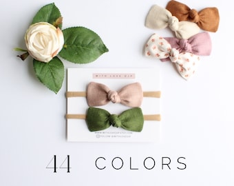Baby Bow Headband. Sweet P Headband.Newborn Headband. Newborn Baby Bows. Baby Bow Clip. Knot Bow Hair Clips. Toddler Hair Accessories.