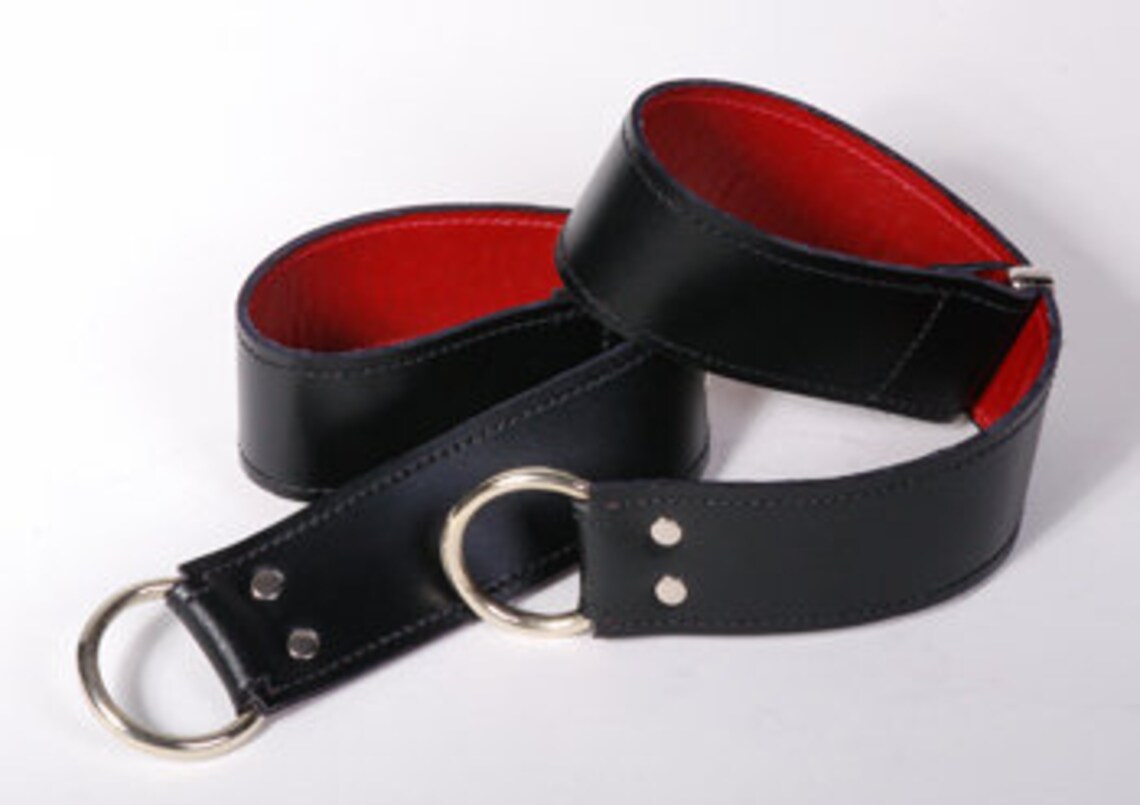 Leather restraints Etsy