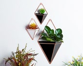 2 Color Choices, Wall Hanging Planter, Wall Hanging Vases, Wall Garden Planters, Wall Decor,Geometric Wall Planter,Hanging Planter-FG26