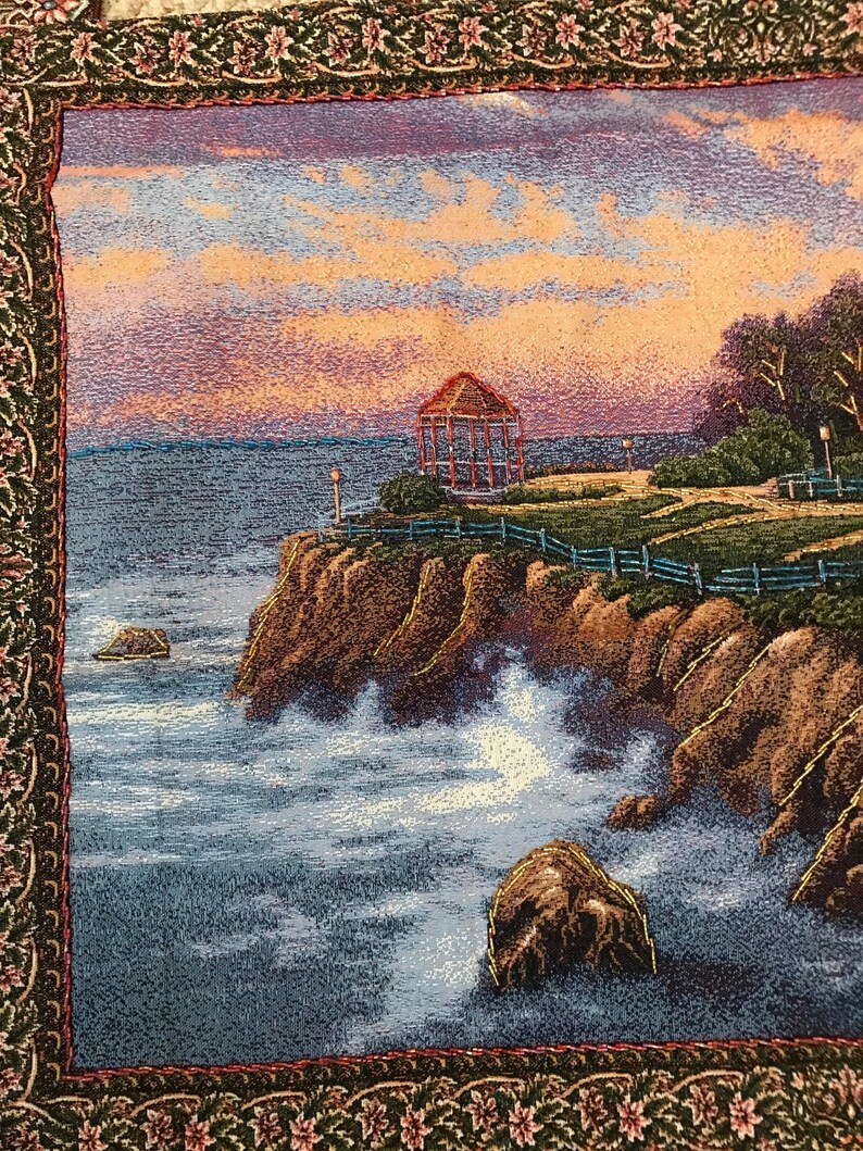 Lighthouse by the Sea hanging wall tapestry Etsy