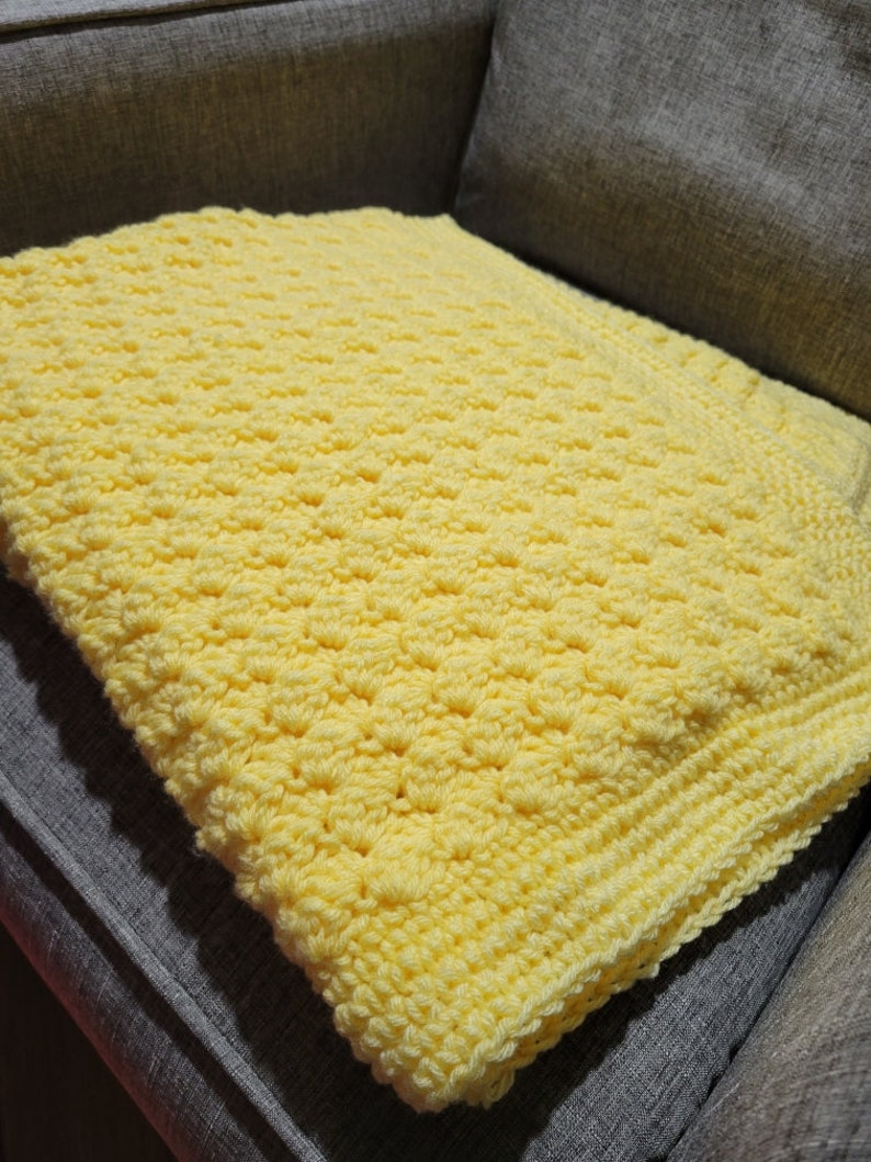 Crochet Baby Blanket Pattern Easy Crochet Pattern Blanket Etsy