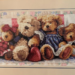A Row of Love Counted Cross Stitch Kit.