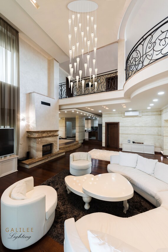Amazing Dining Chandelier Glaciers Modern Staircase Hong Kong Amazing Dining Chandelier Glaciers, Elegant Home Lighting Hk