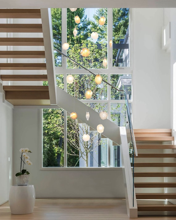 Glass sale foyer light