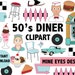 50s Diner Clipart Set: Retro Restaurant Graphics (digital Download) - Etsy