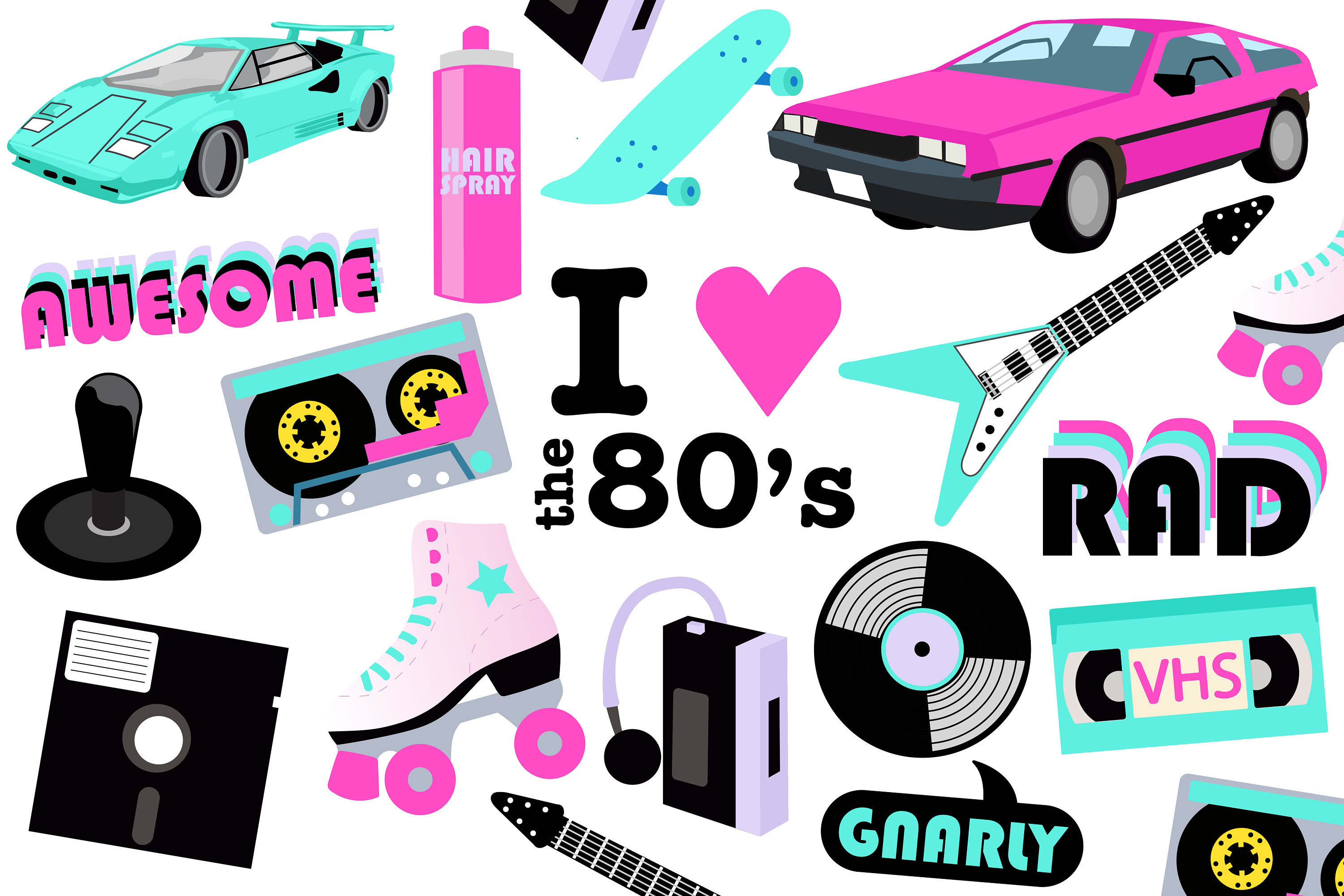 80-s-clipart-printable-80s-party-decor-retro-digital-etsy