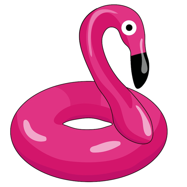 FLOATIES CLIPART Pool Party Images Swan Floaty Clipart - Etsy