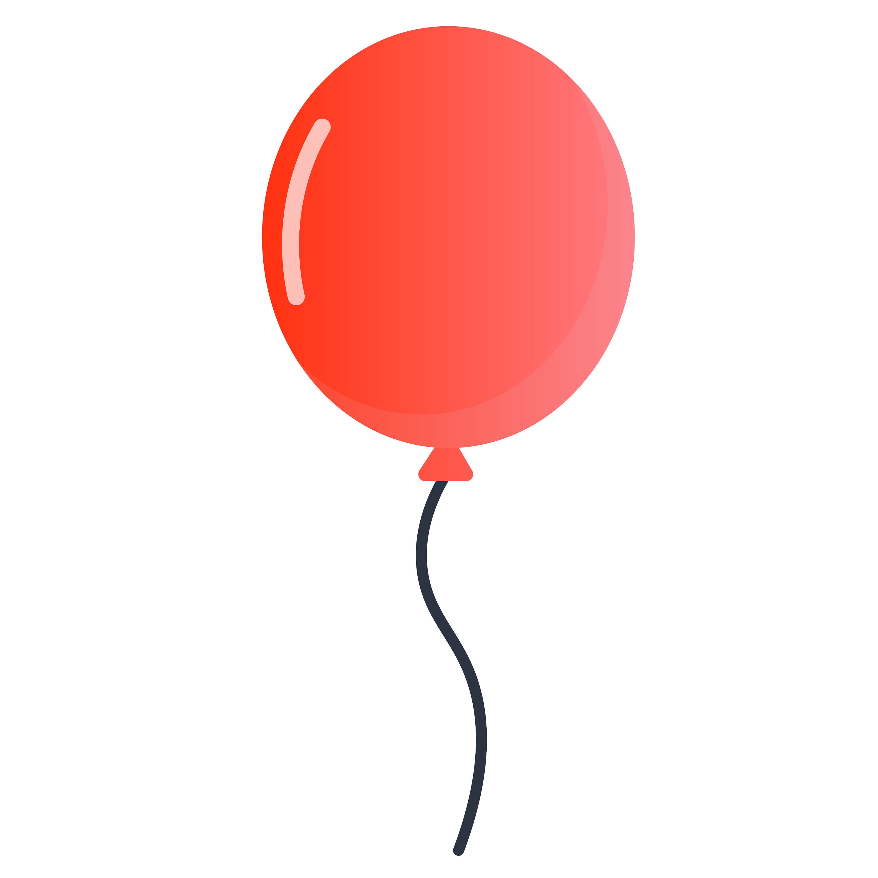 Balloon Clipart Colorful Printable Balloon Icons for | Etsy