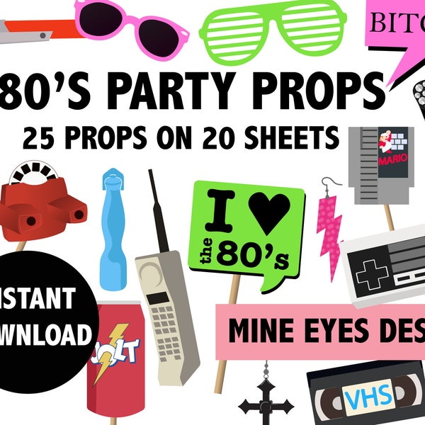 80's Photo Booth - Etsy
