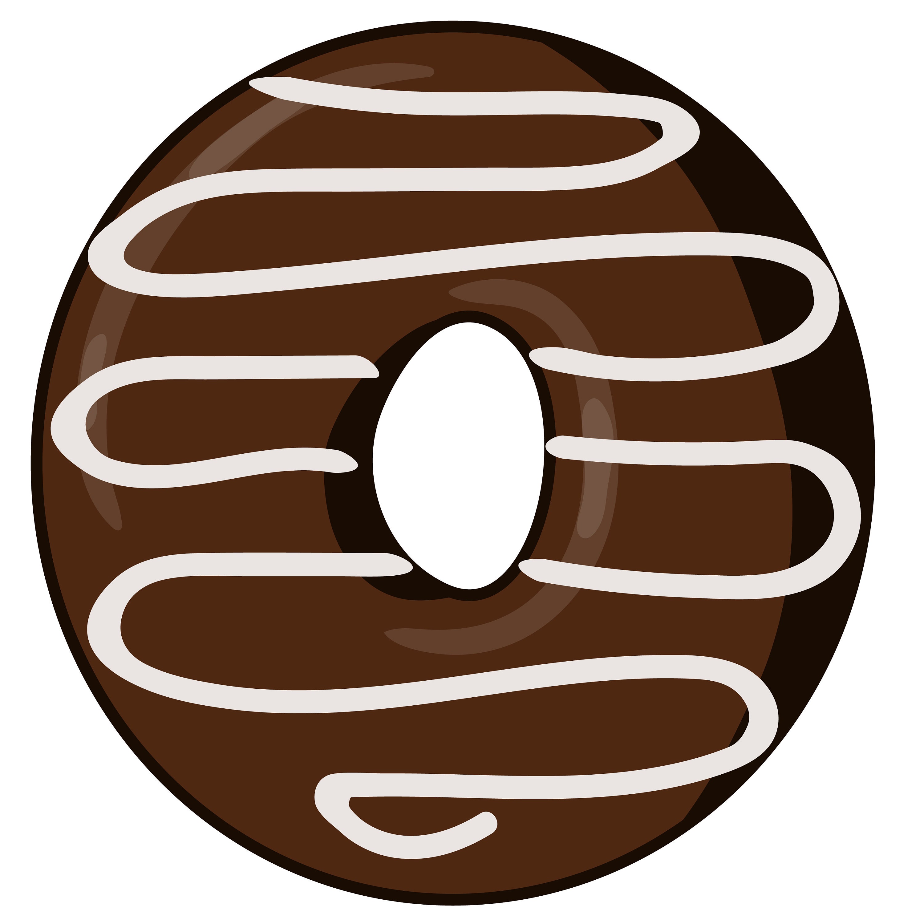 DONUT CLIPART bakery icons Printable doughnut clip art icons | Etsy