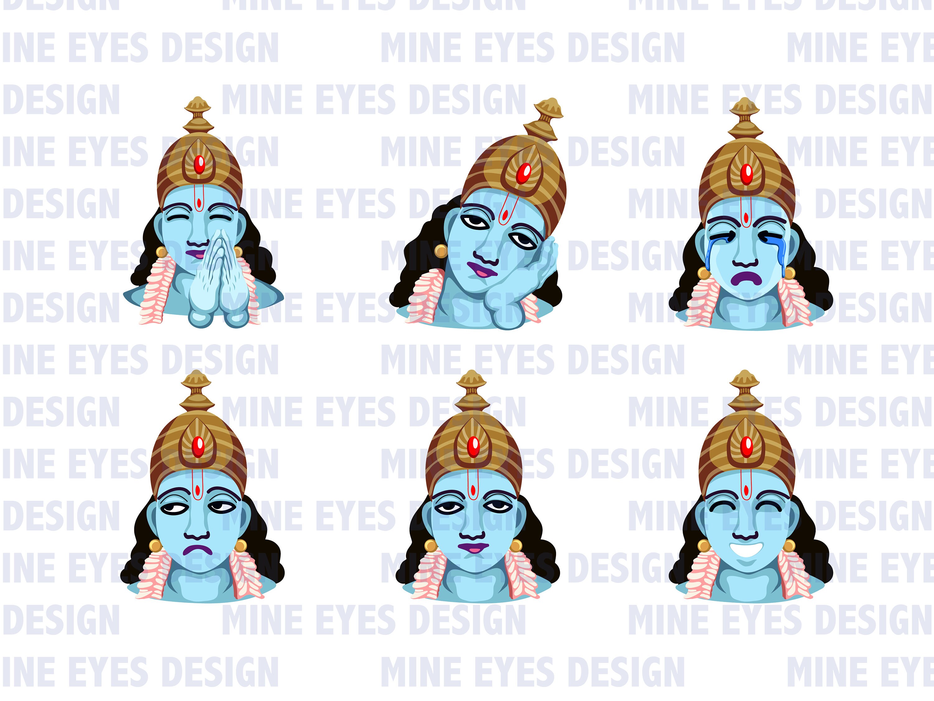 VISHNU CLIPART Hindu Digital Vector Cultural Religion Image Set Hinduism -  Etsy Denmark