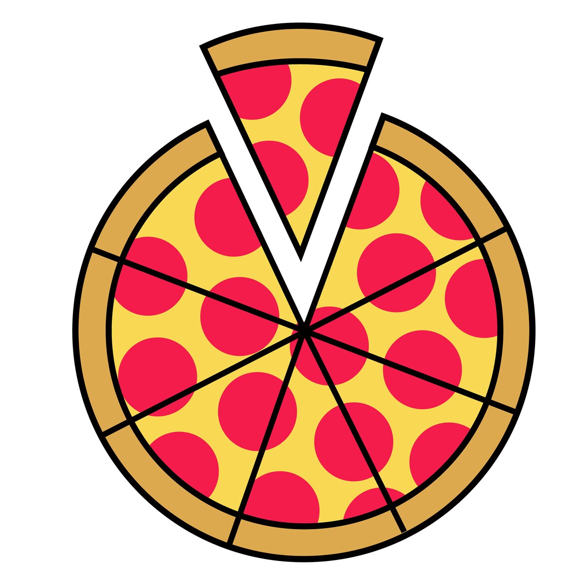 PIZZA PARTY CLIPART Printable Pizza Images pizza Parlor | Etsy